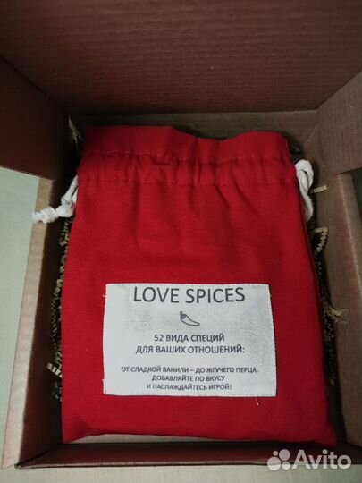 Настольная игра для двоих взрослых Love Spices