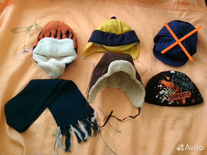 Шапки, шарфы детские