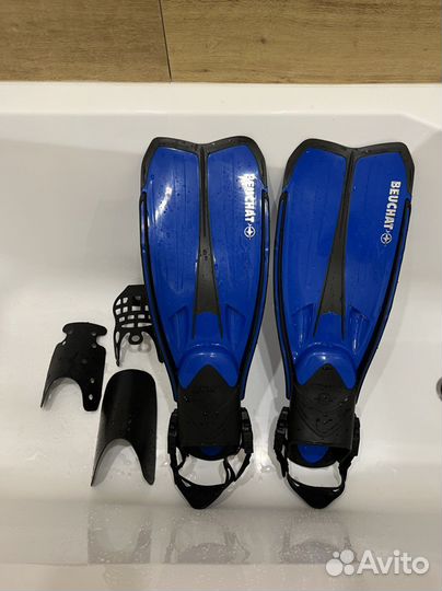 Ласты beuchat и неопреновые носки Salvimar 5 мм