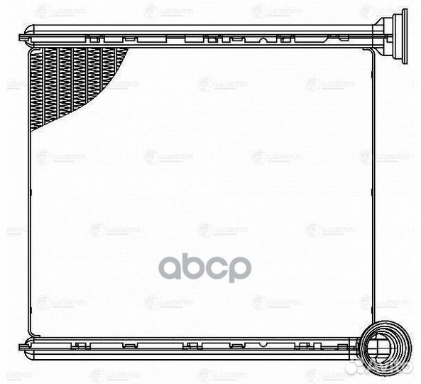 LRH 1835 радиатор отопителя VW Jetta 10 LRH18