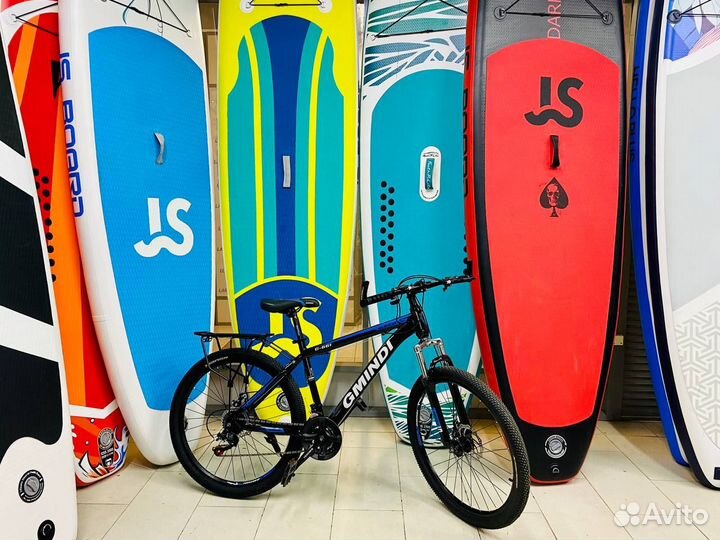 Горный велосипед 21 скорость до 185 см