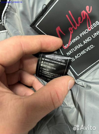 Элегантный глянцевый пуховик Stussy