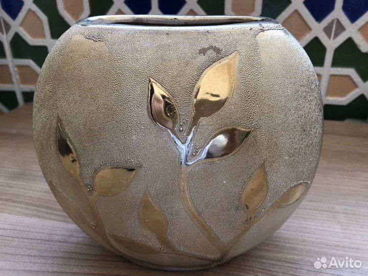 Ваза золотая ручная работа