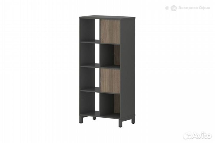 Стеллаж-перегородка двухсторонний четырёхъярусный Style Project SN.NSD-421