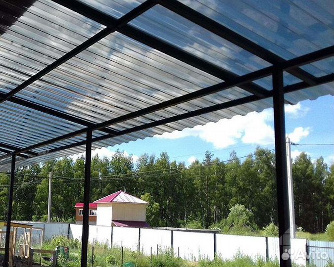 Кровельный монолитный поликарбонат