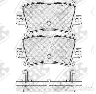 Колодки тормозные дисковые honda civic 1.8 2005