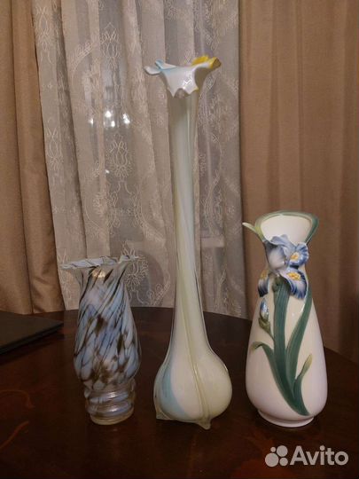 Вазы винтаж и современная