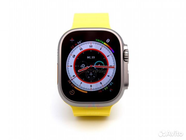 Watch Ultra 49 мм Titanium Case with Yellow Ocean