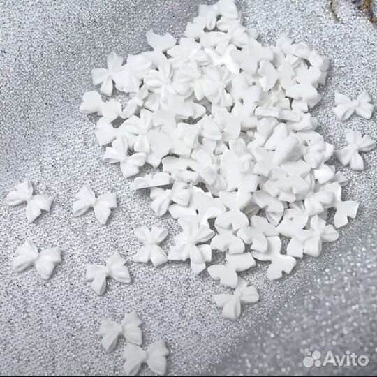 Фигурки для ногтей бантики