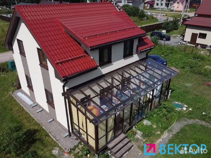 Остекление террас веранд беседок