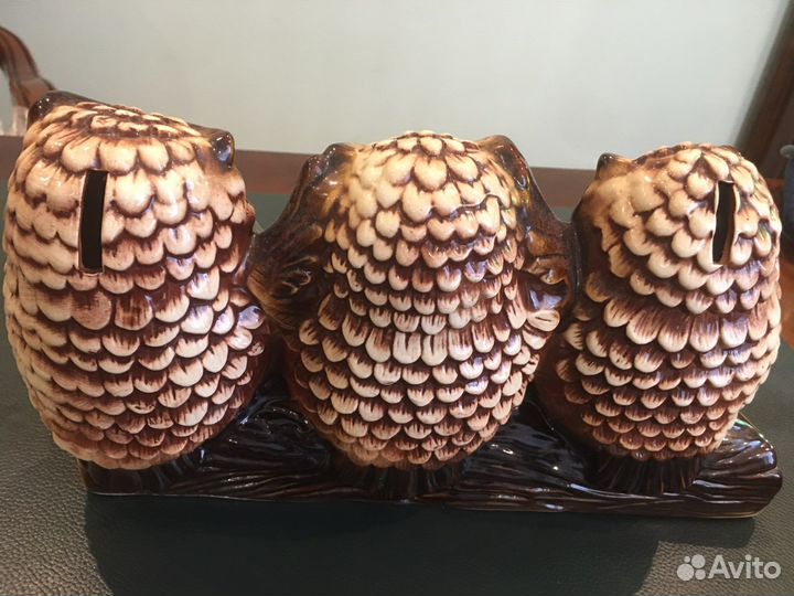 Совы, Фигурки трех мудрых сов