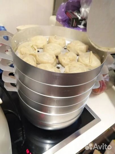 Мантоварка kalitva, Алюминий, 4 яруса