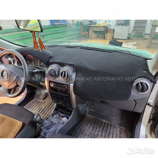 Накидка на панель Nissan Almera G15 2012-2019 карп