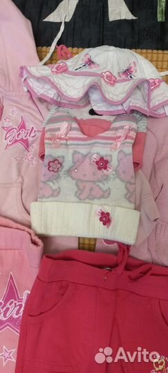 Вещи пакетом д/девочки р.92-98