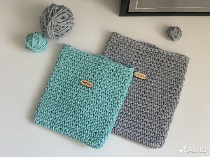 Корзина вязаная