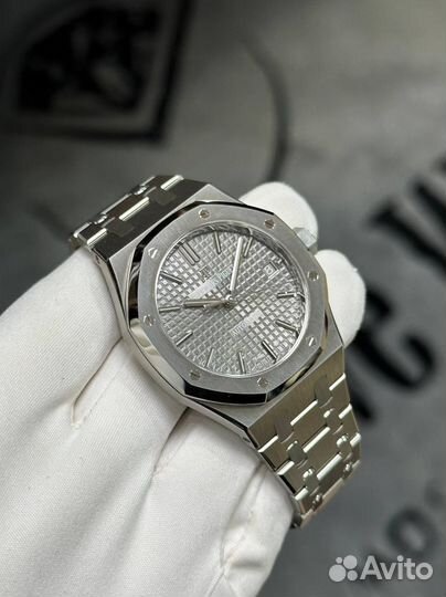 Часы audemars piguet royal oak 41mm серые