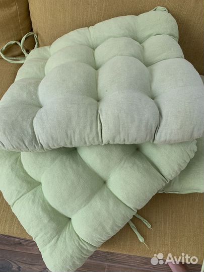 Подушки для стула 3 штуки