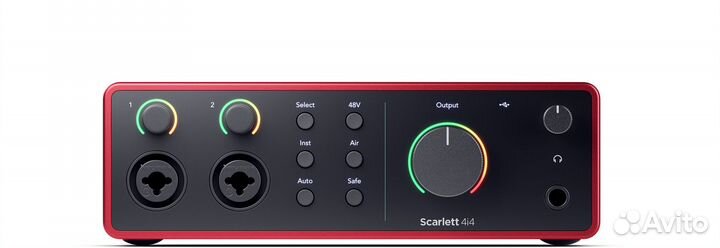 Аудиоинтерфейс Focusrite Scarlett 4i4 4th Gen