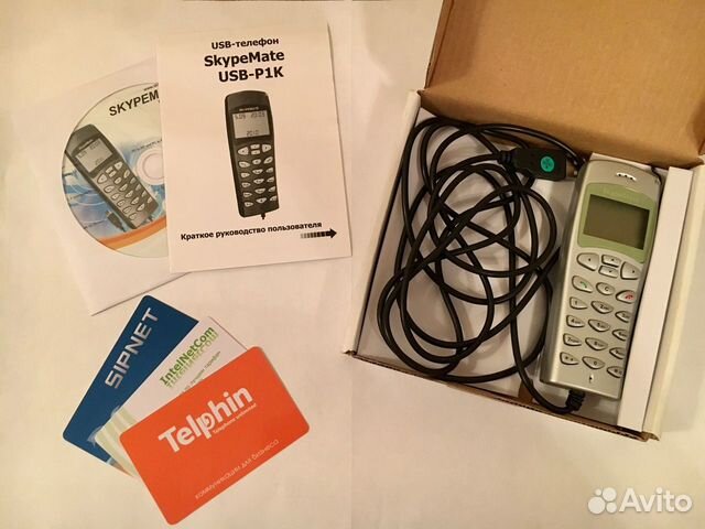 USB телефон SkypeMate USB-P1K