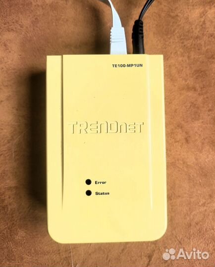 Принт-сервер Trendnet TE100-MP1UN