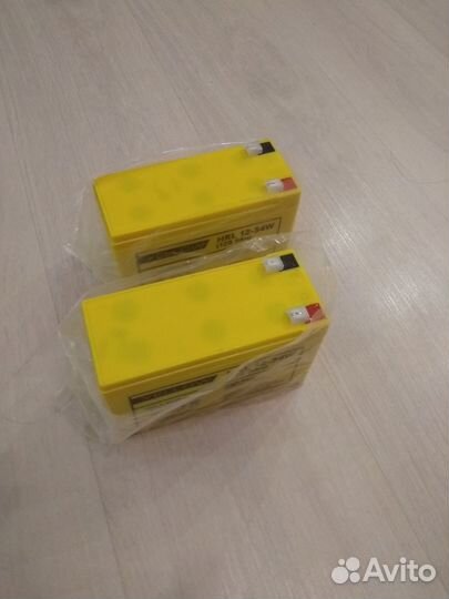 Аккумулятор 12В - 9Ач yellow