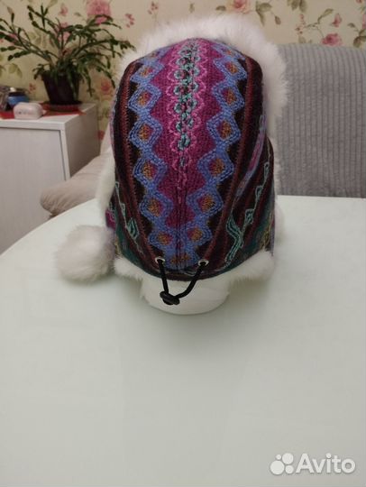 Шапка ушанка для девочки новая