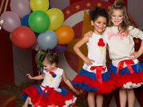 Новые детские пышные юбки американки от 1,5 лет