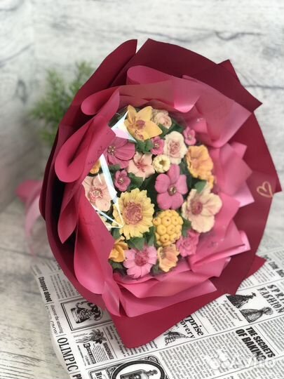 Шоколадные цветы девушке, букет подруге