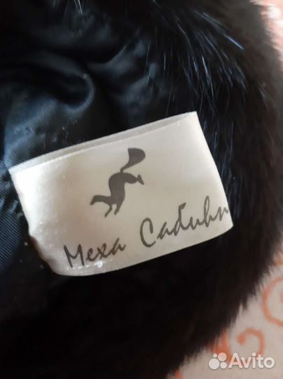 Берет женский норковый