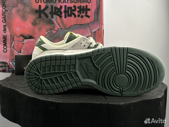 Кроссовки Nike Dunk Low Otomo Grey Green