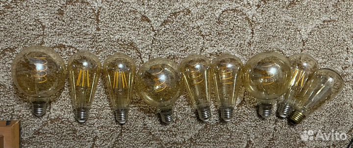 Продам подвесные светильники с лампами