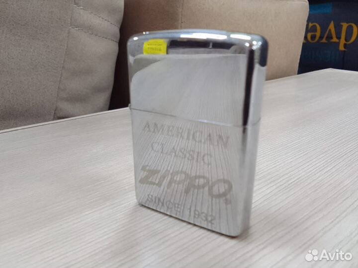 Зажигалка Бензиновая Zippo Logotip 2005г