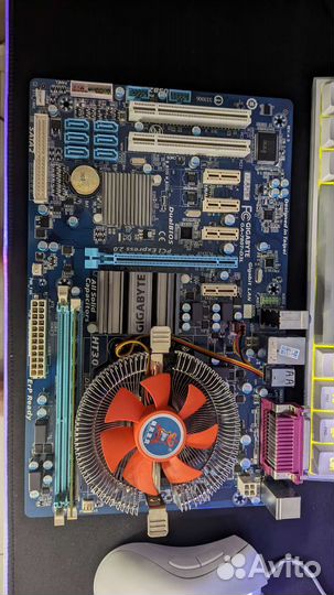 Комплект am3 ga-780t-e3/athlon x2 240/cooler