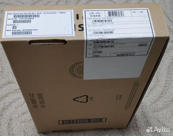 IP-телефон Cisco CP-7906G/9шт/Новый