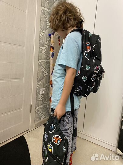 Рюкзак Among us и сумка для сменки