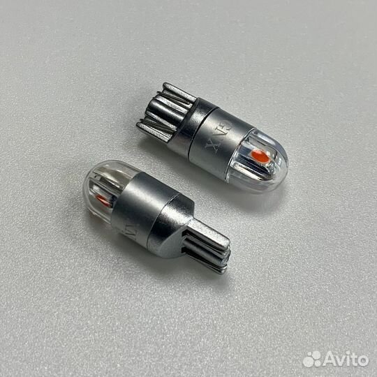 Автолампа GNX W5W LED красная (1шт)