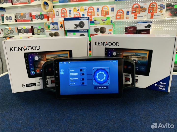 Магнитола Kenwood Андроид 4/64гб Lifan Solano 1