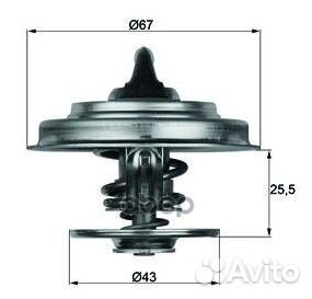 Термостат TX1887D Mahle/Knecht