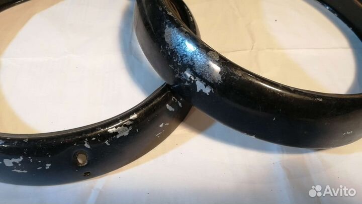 Ободки фар Москвич, газ, хорошее состояние