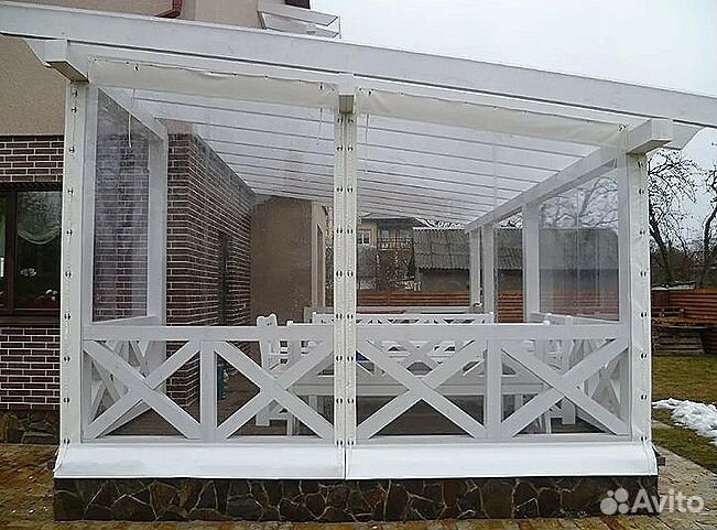 Мягкие окна из гибкой пленки