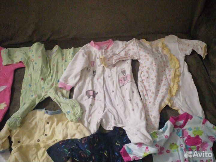 Вещи пакетом для девочки с рождения и на вырост