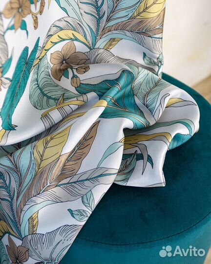 Шторы Доминик Бирюза готовые и на заказ