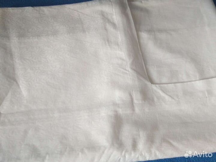 Советское постельное бельё жакард, хлопок, лён