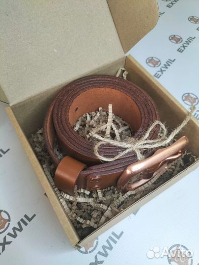 Мужской кожаный ремень