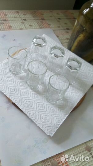 Стопки стеклянные СССР