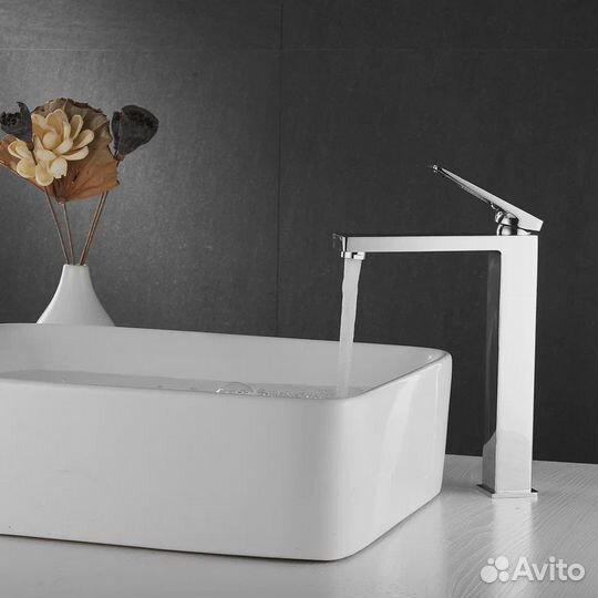 Смеситель для раковины Shevanik S6811, хром