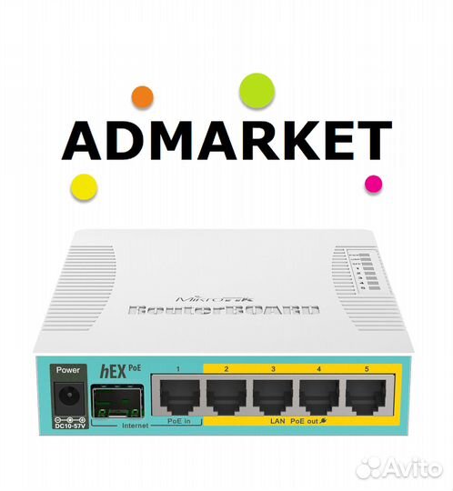 Роутер MikroTik RB960PGS - hEX PoE