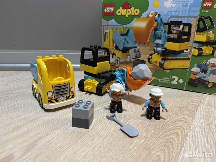 Lego duplo строитель, поезд