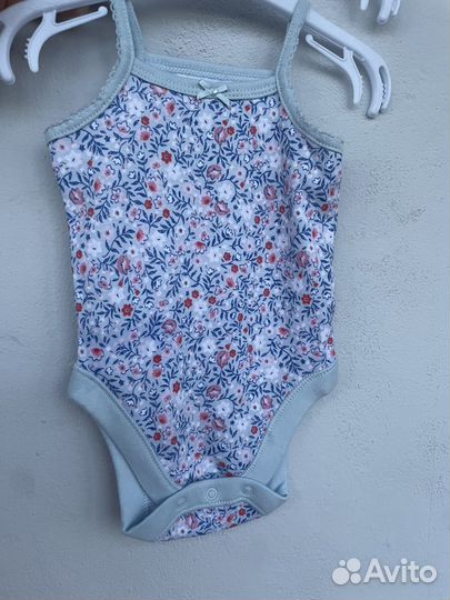 Боди детское на бретельках