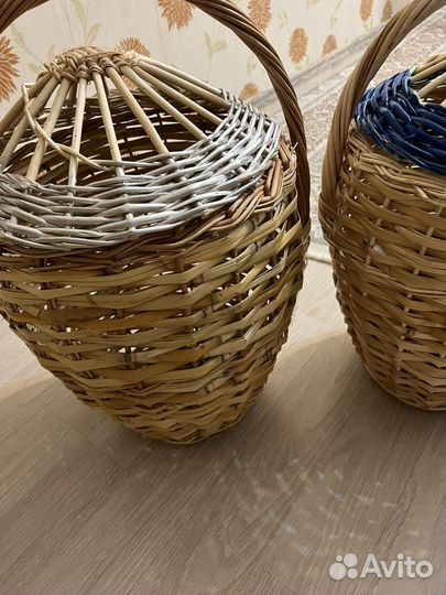 Корзина плетеная большая